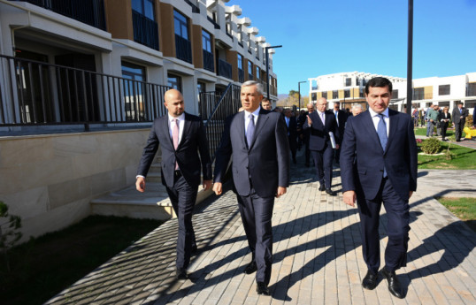 Coordination Headquarters members inspect key facilities in Zangilan during ongoing visit