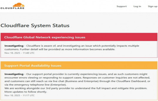 Global Cloudflare outage: Access to many websites restricted worldwide, including in Azerbaijan