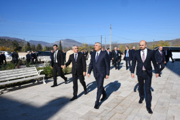 Coordination Headquarters members inspect key facilities in Zangilan during ongoing visit