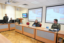 NATO mobile training team conducts a course in Baku