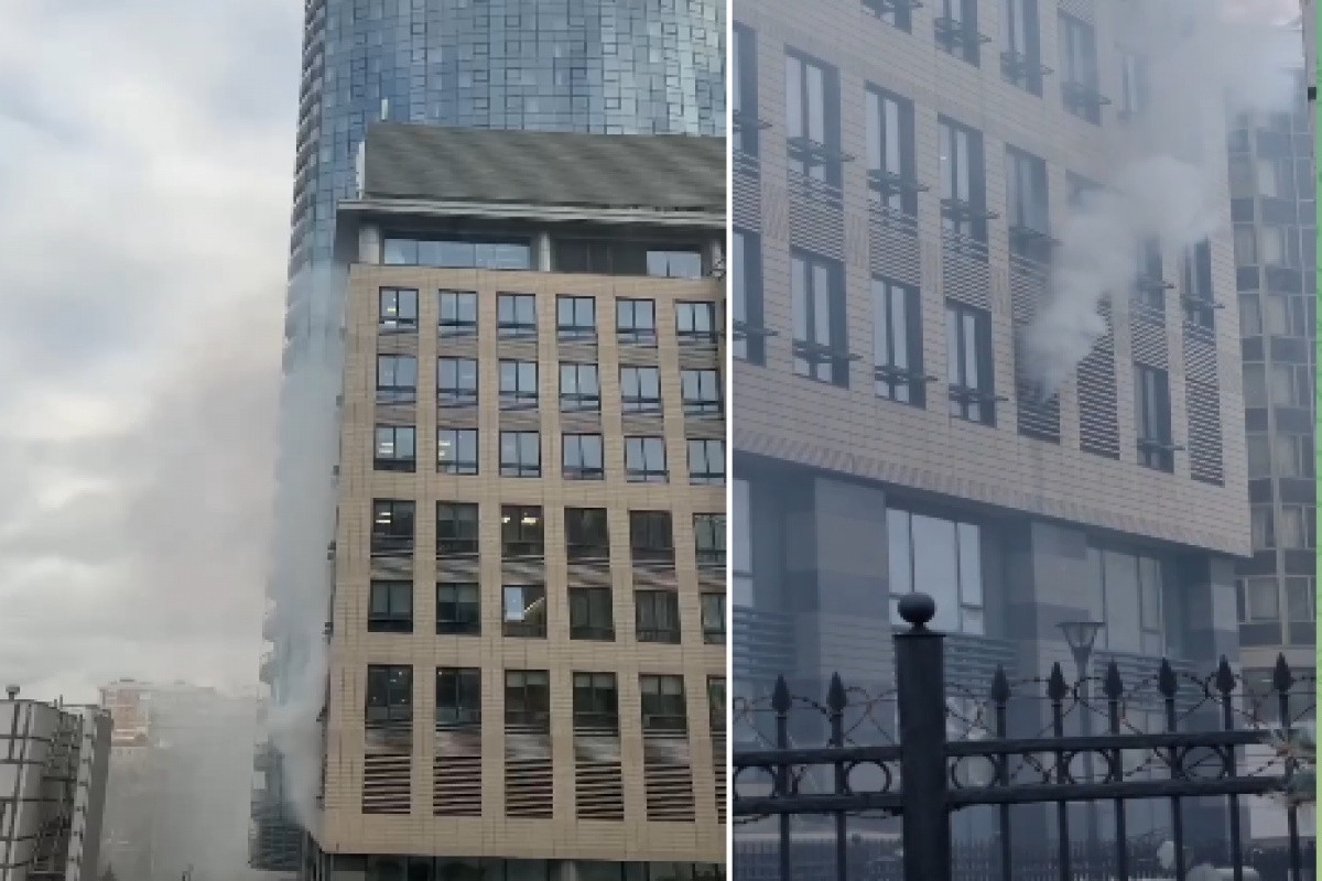 Fire at Radisson Blu Olympic hotel in central Moscow prompts evacuation of 400