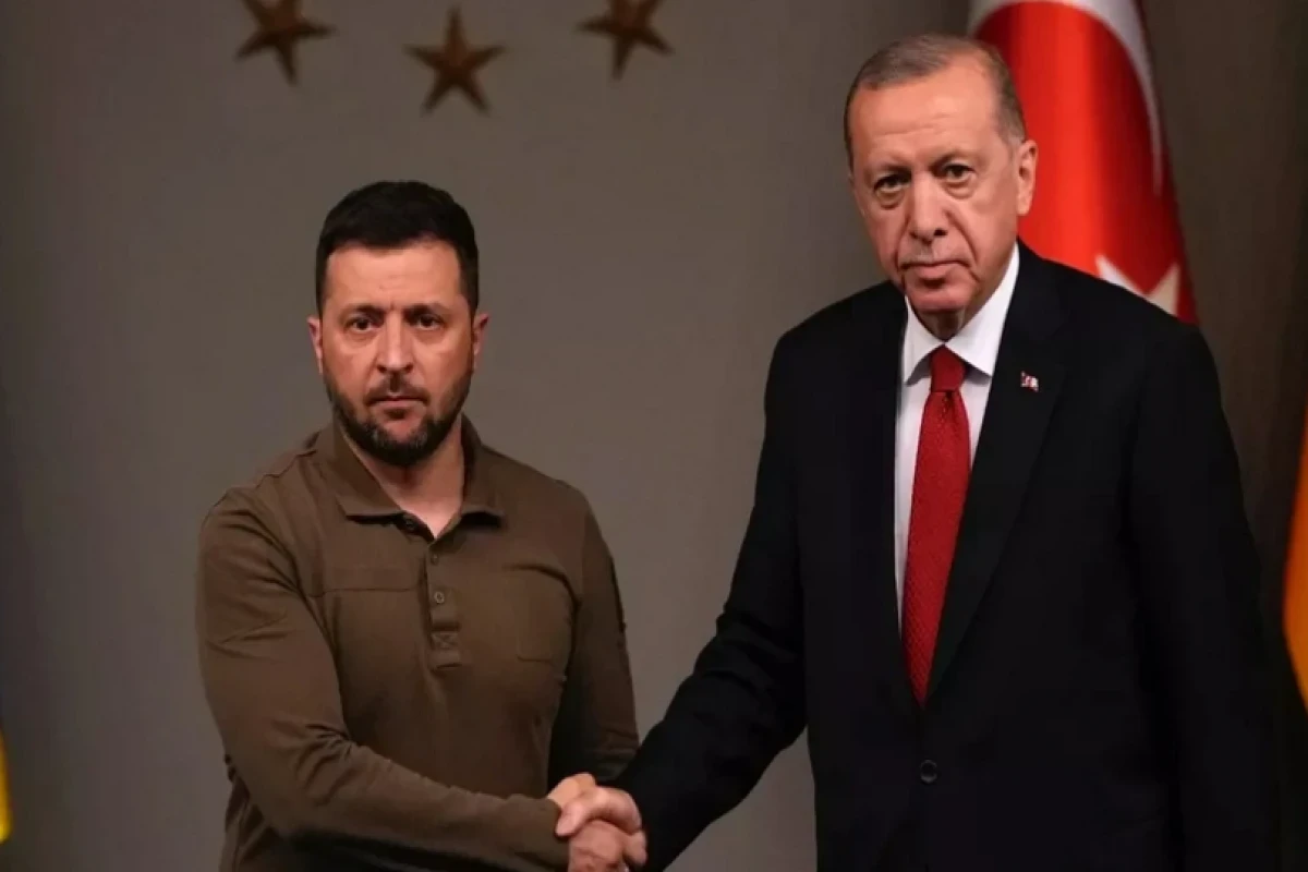 Ukrainian President Volodymyr Zelenskyy, Turkish President Recep Tayyip Erdoğan