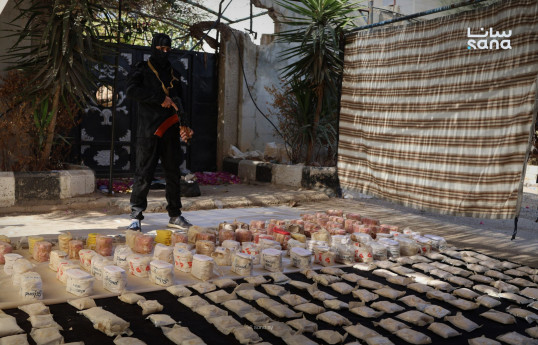 Syrian authorities seize large haul of illicit drugs