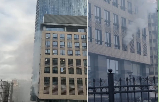 Fire at Radisson Blu Olympic hotel in central Moscow prompts evacuation of 400