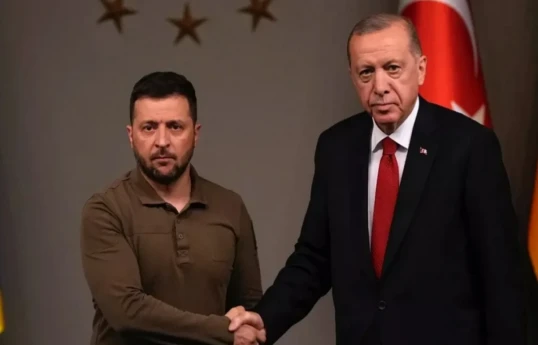 Ukrainian President Volodymyr Zelenskyy, Turkish President Recep Tayyip Erdoğan