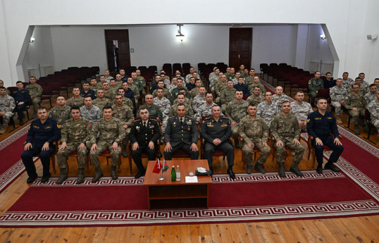 Turkish National Defense University’s delegation is on a visit to Azerbaijan
