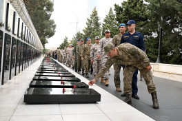 Turkish National Defense University’s delegation is on a visit to Azerbaijan