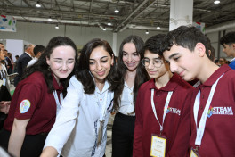 Vice-President of Heydar Aliyev Foundation Leyla Aliyeva visits International STEAM Azerbaijan Festival 2025