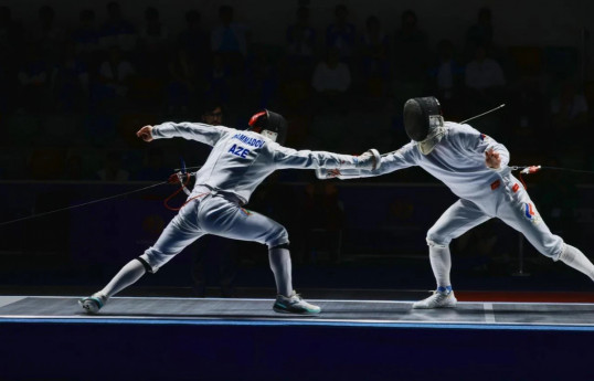 Azerbaijani fencers win silver medal at Islamic Solidarity Games