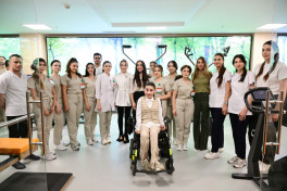 Opening ceremony of New Robotic Rehabilitation and Bone Marrow Transplant Centers held at New Clinic-PHOTO 