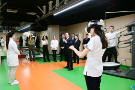 Opening ceremony of New Robotic Rehabilitation and Bone Marrow Transplant Centers held at New Clinic-PHOTO 