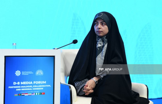 Elham Abedini, director of the international relations department of Iran's "Press TV" channel
