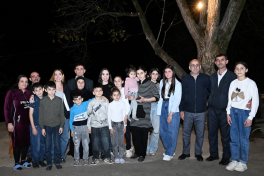 Leyla Aliyeva and Arzu Aliyeva visit family of National Hero Panjali Teymurov in Astara