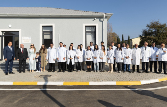 Leyla Aliyeva and Alena Aliyeva tour Veterinary Clinic under Lankaran State University -PHOTO 