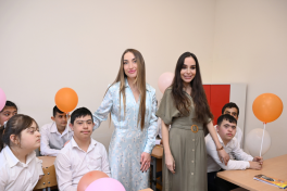 Vice-President of Heydar Aliyev Foundation Leyla Aliyeva visits boarding school in Lankaran