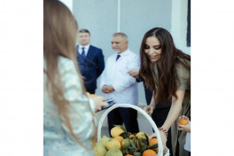 Leyla Aliyeva and Alena Aliyeva tour Veterinary Clinic under Lankaran State University -PHOTO 