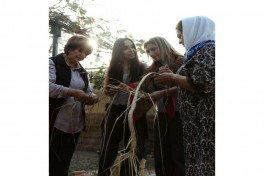 Leyla Aliyeva, Arzu Aliyeva, and Alena Aliyeva visit farming enterprise in Lankaran-PHOTO 