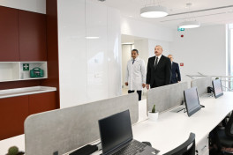 President Ilham Aliyev attended inauguration of pharmaceutical production facility