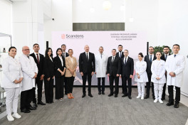 President Ilham Aliyev attended inauguration of pharmaceutical production facility