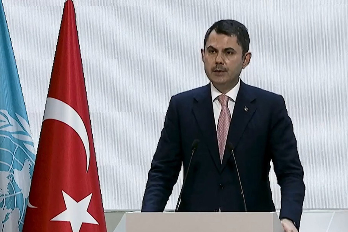 Turkish Minister of Environment, Urbanization and Climate Change Murat Kurum