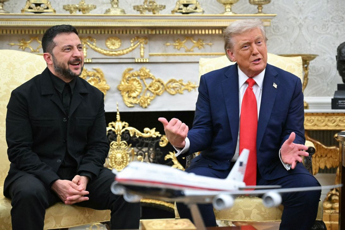 Ukrainian leader Volodymyr Zelensky,  U.S. President Donald Trump