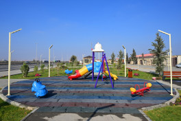 Vice-President of Heydar Aliyev Foundation Leyla Aliyeva attends inauguration of new park in Garadagh