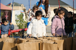 Vice-President of Heydar Aliyev Foundation Leyla Aliyeva attends inauguration of new park in Garadagh
