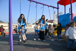 Vice-President of Heydar Aliyev Foundation Leyla Aliyeva attends inauguration of new park in Garadagh