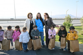 Vice-President of Heydar Aliyev Foundation Leyla Aliyeva attends inauguration of new park in Garadagh