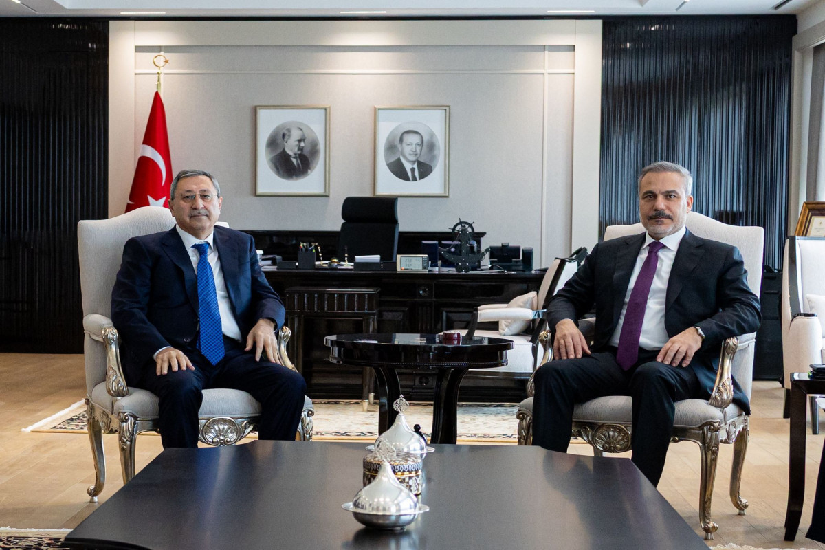 Khalaf Khalafov, Representative of the President of the Republic of Azerbaijan on Special Assignments and Türkiye’s Minister of Foreign Affairs, Hakan Fidan