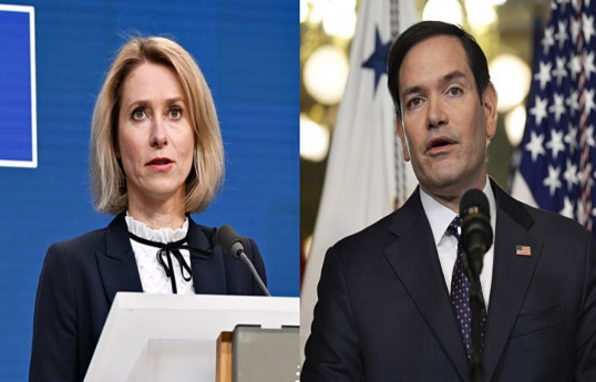 Kaja Kallas, the European Union’s High Representative for Foreign Affairs and Security Policy, and US Secretary of State Marco Rubio