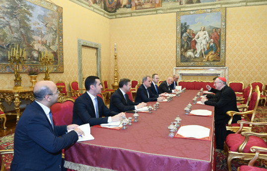 FM Bayramov discusses Armenia–Azerbaijan normalization process during Vatican visit-UPDATED 