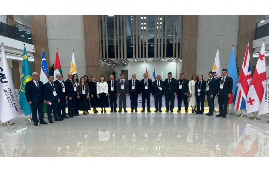 Azerbaijan's Minister of Education Emin Amrullayev delivered speech at QS Eurasia Forum