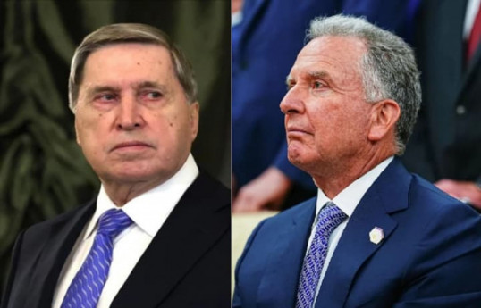 Putin’s foreign policy adviser Yuri Ushakov, Trump envoy Steve Witkoff