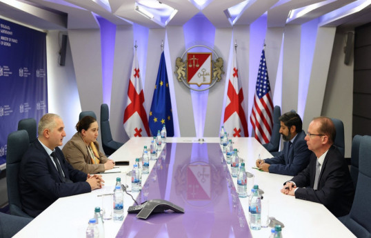 US diplomat discusses TRIPP project with Georgian Finance Minister