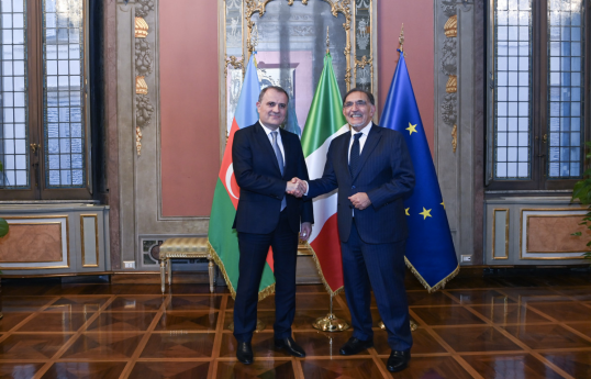 Azerbaijan’s Top Diplomat meets with President of Italian Senate-PHOTO 