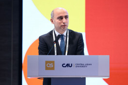 Azerbaijan's Minister of Education Emin Amrullayev delivered speech at QS Eurasia Forum