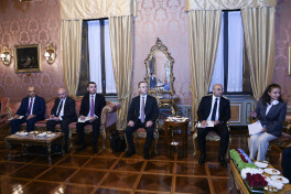Azerbaijan’s Top Diplomat meets with President of Italian Senate-PHOTO 