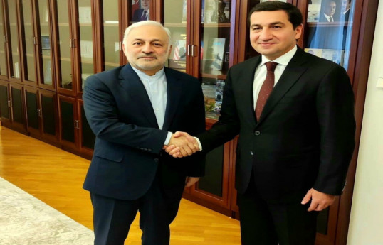 Deputy Foreign Minister of the Islamic Republic of Iran, Vahid Jalalzadeh, Assistant to the President of Azerbaijan – Head of the Department for Foreign Policy Affairs of the Presidential Administration, Hikmat Hajiyev