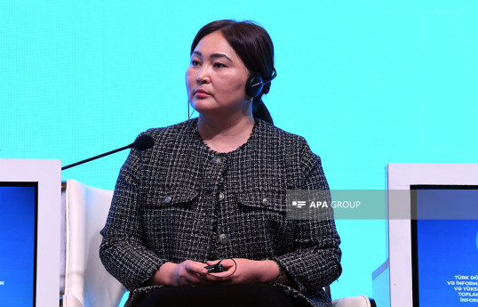 Zarina Kalmuratova, a senior specialist at the Kyrgyz Ministry of Culture, Information and Youth’s Information Policy Department