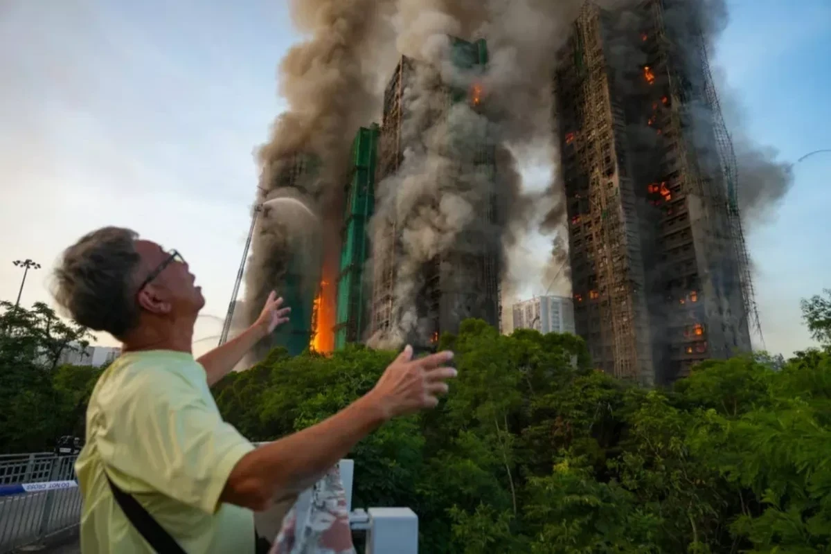 Firefighting operations end at Hong Kong blaze site