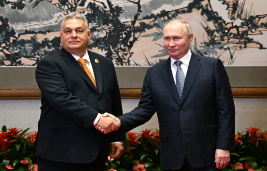 Hungarian Prime Minister Viktor Orban, Russian President Vladimir Putin