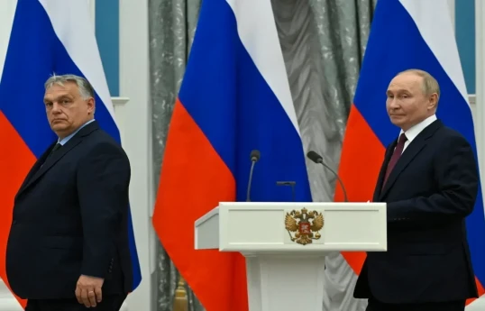 Hungarian Prime Minister Viktor Orban, Russian President Vladimir Putin