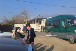 Azerbaijan relocates 55 more returnees to Girmizi Bazar settlement in Khojavend, families receive house keys -PHOTO -UPDATED 