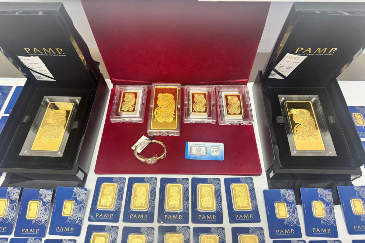 11 kilos of gold smuggling into Azerbaijan has been prevented