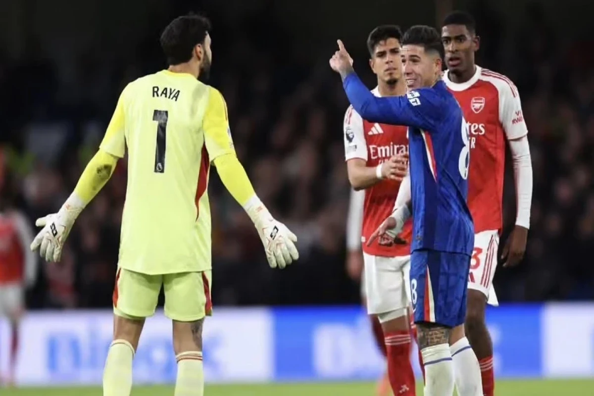 Chelsea and Arsenal played to a draw in their English Premier League match