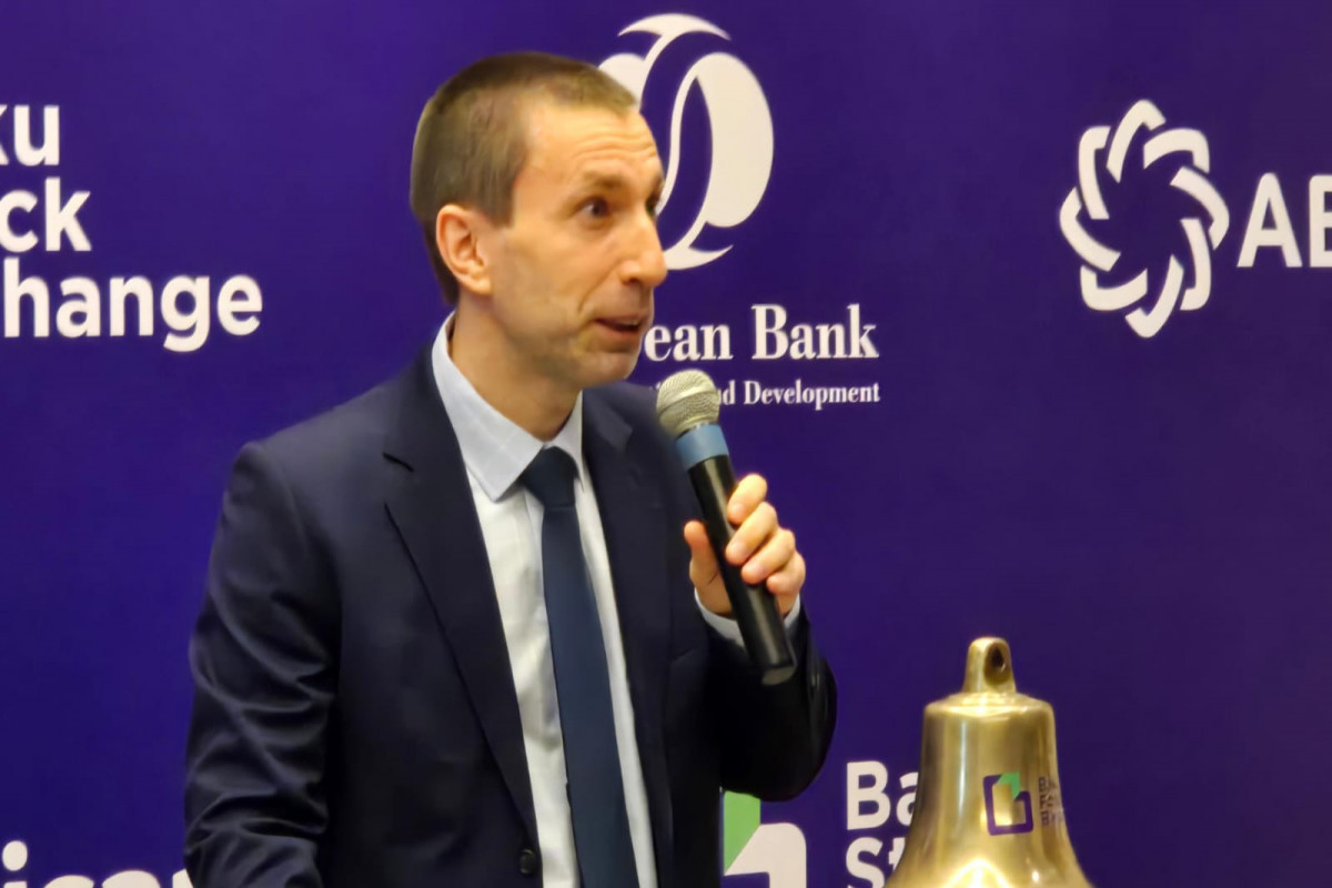 Mikhail Grechikho, EBRD’s Deputy Director for Bonds, Central Asia, the Caucasus, and Türkiye