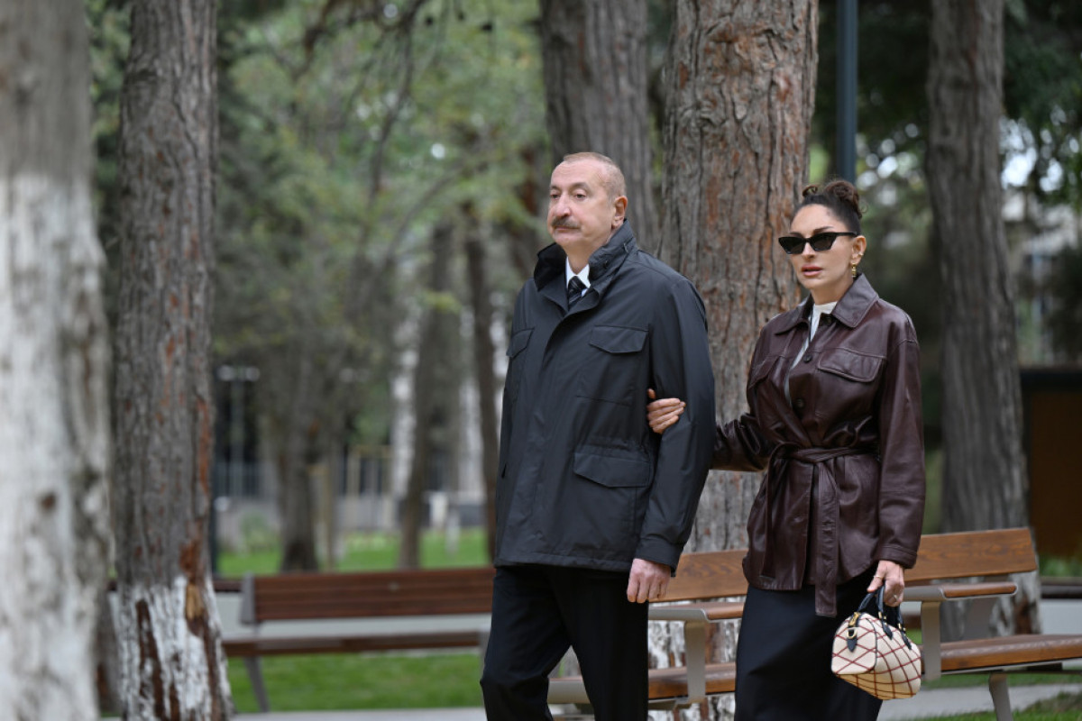 President Ilham Aliyev and First Lady Mehriban Aliyeva inaugurated new park in Baku’s Narimanov district
