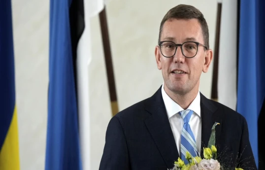 Estonian Prime Minister Kristian Michal 
