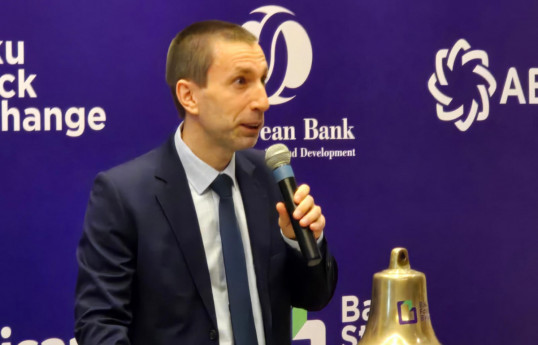 Mikhail Grechikho, EBRD’s Deputy Director for Bonds, Central Asia, the Caucasus, and Türkiye